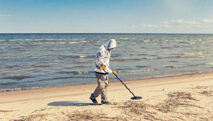 Basic working principle of a metal detector