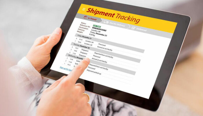 Shipment tracking process