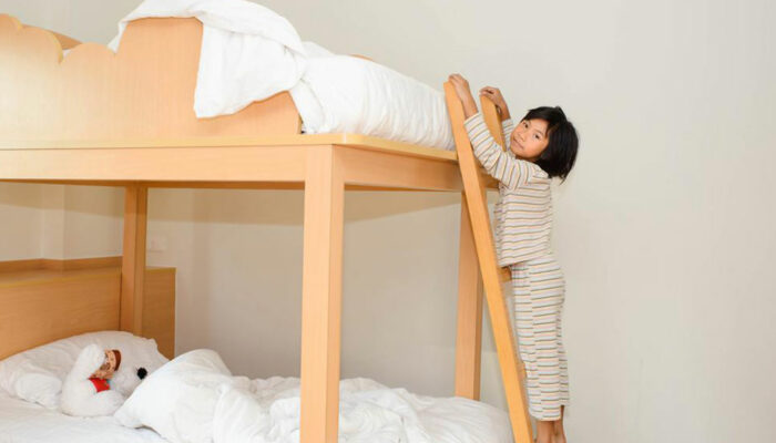 Use bunk beds to save space smartly