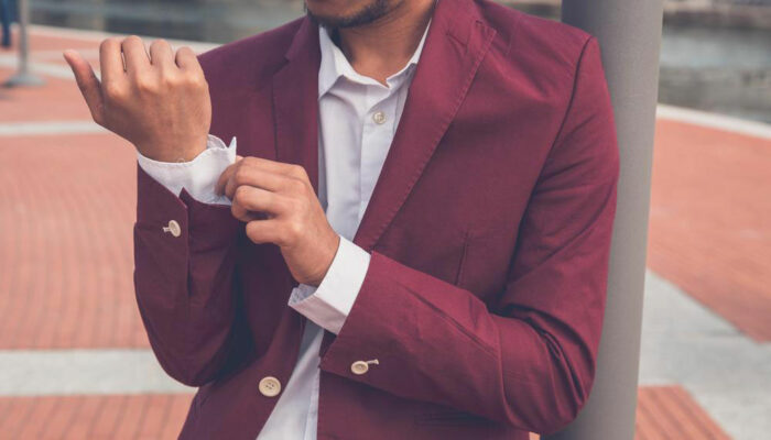 Which fabric should be considered before buying a blazer