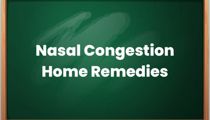 Home remedies that help relieve nasal congestion in children