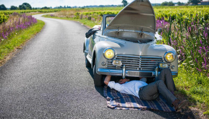 Roadside assistance for your old car