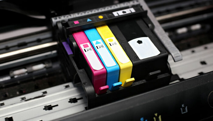 3 different types of ink cartridges